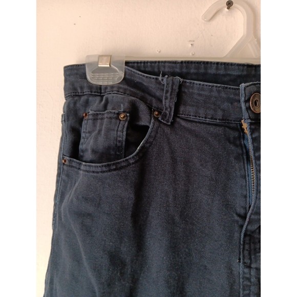 Men’s Wulful Jeans Black 32x39 Faded Black 5 Pocket Slim - Picture 3 of 16